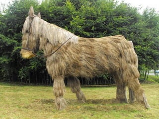 稻草雕塑藝術 Sculptures de paille
