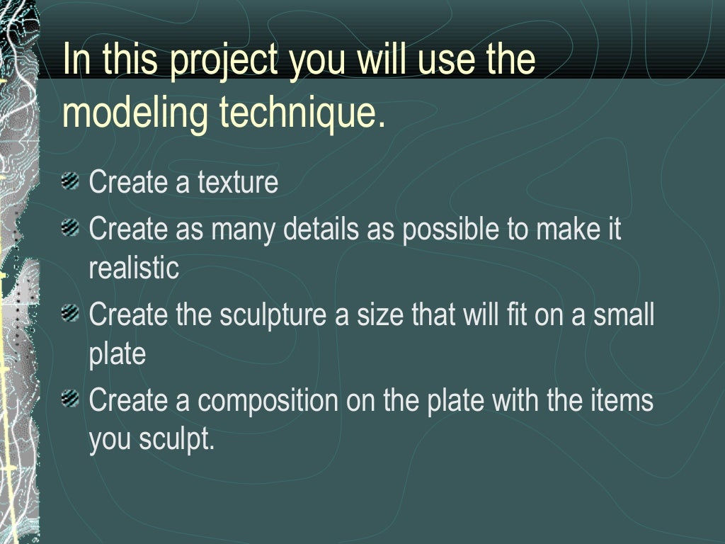 Sculpture vocabulary