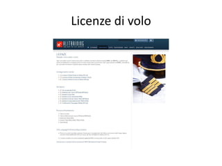 Licenze di volo
 