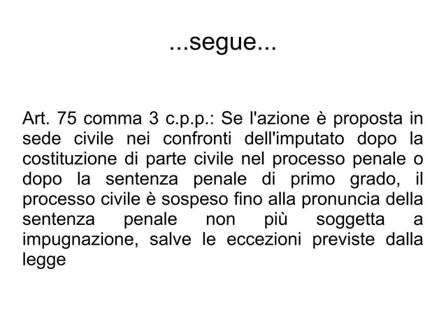 Scuola forense 2012 costituzione di parte civile