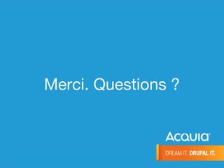 Merci. Questions ?
 
