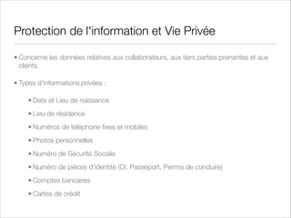 Les auteurs des cybercrimes
• Hackers
• Espions et Agences de renseignement
• Terroristes
• Cyber-Activistes
• Crime organisé et Maﬁa
• Script Kiddies
• Employés (!)
• Anciens employés (!!)
• Concurrents

 