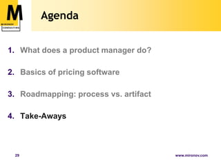 Build Strategically, IterativelyTime Horizon -- Quarters work well…Small OfficeMarket MapBiometricIdManaged ServiceFeature/Benefit MapWhat technology should we use?LinuxTarchitectureRoadmapMarket Events / RhythmsThe RealSchedule