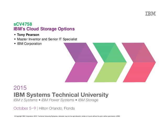 ibm cloud storage options cloud storage options