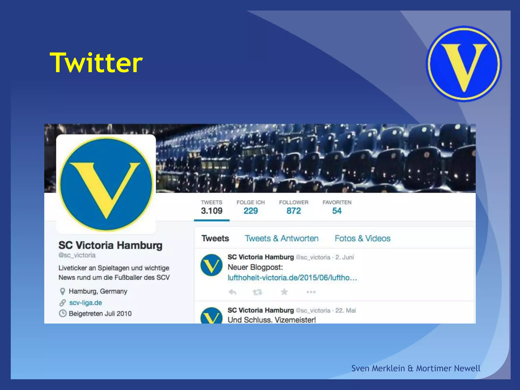 Twitter
Sven Merklein & Mortimer Newell
 