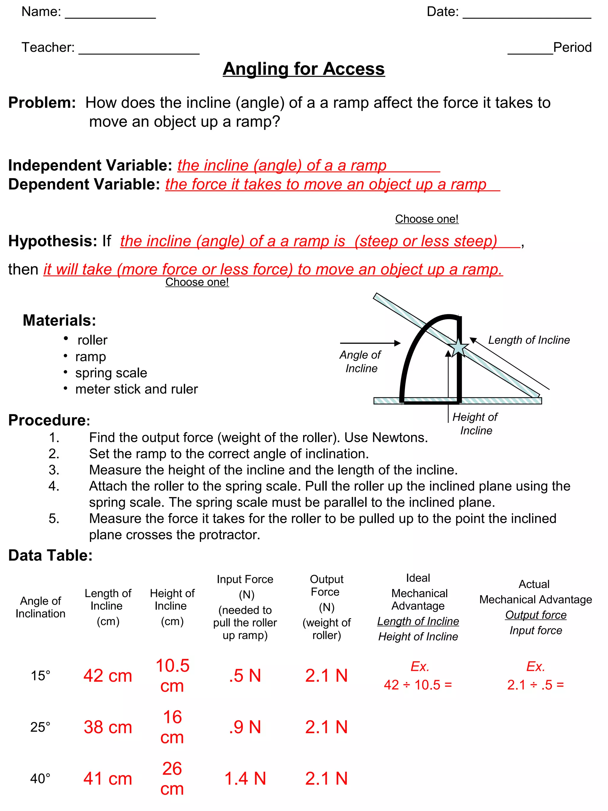 Angling for Access, with examples 2013 PDF