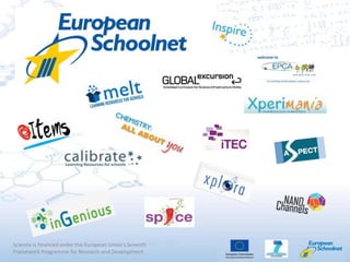 Scientix is financed under the European Union's Seventh
Framework Programme for Research and Development
 