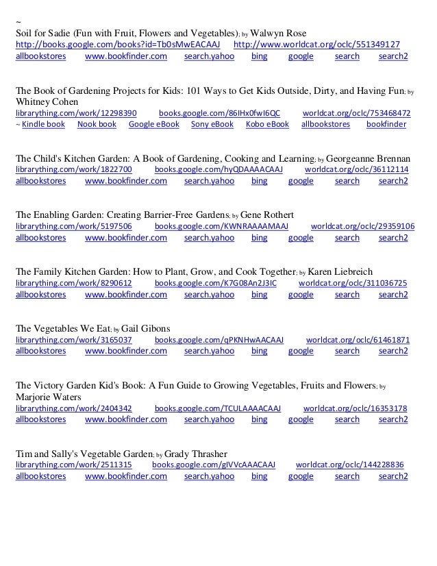 Edible Schoolyards Amp Gardening With Children