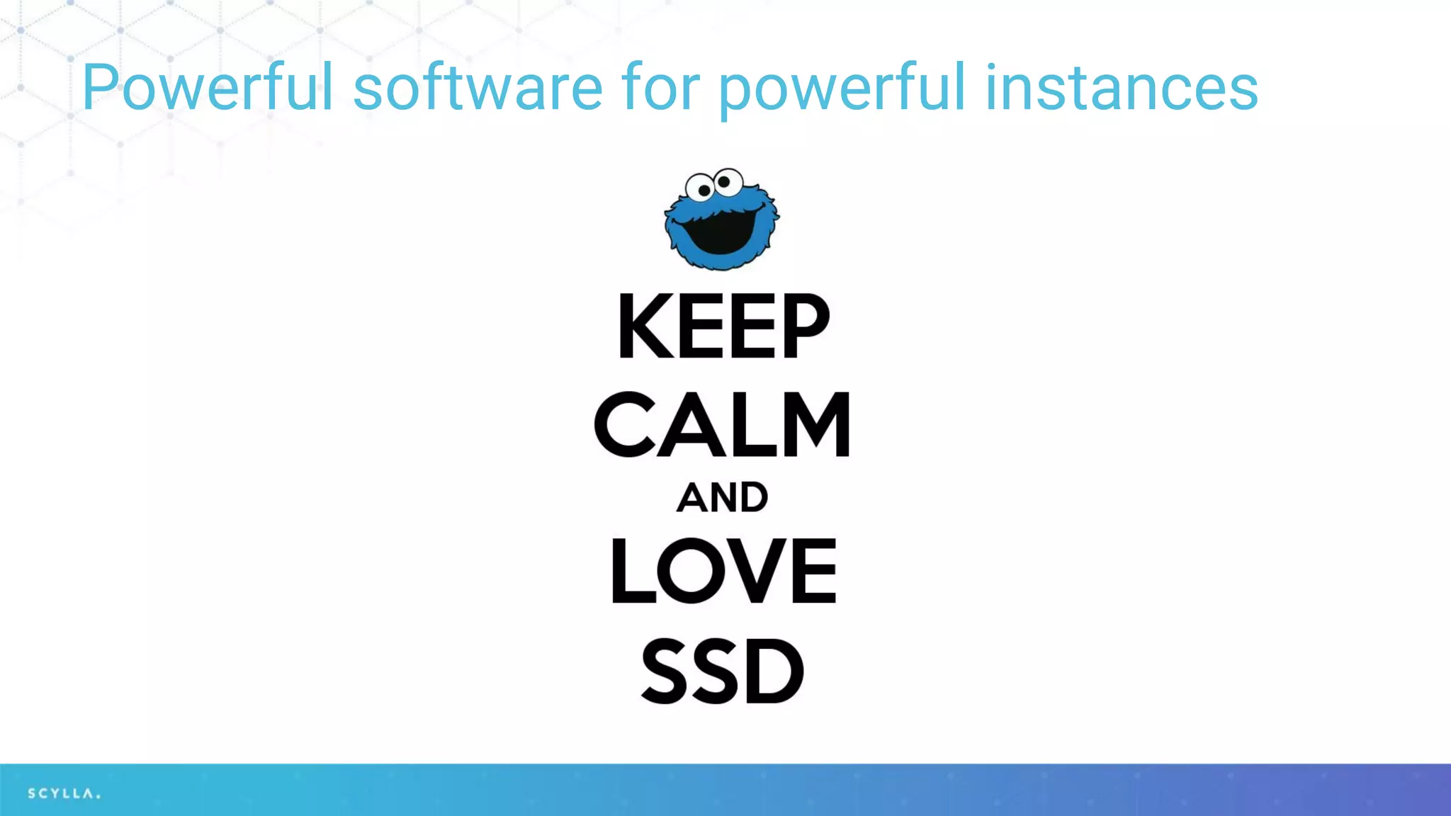 Powerful software for powerful instances
 