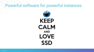 Powerful software for powerful instances
 