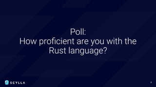 Build Low-Latency Applications in Rust on ScyllaDB