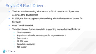 Build Low-Latency Applications in Rust on ScyllaDB
