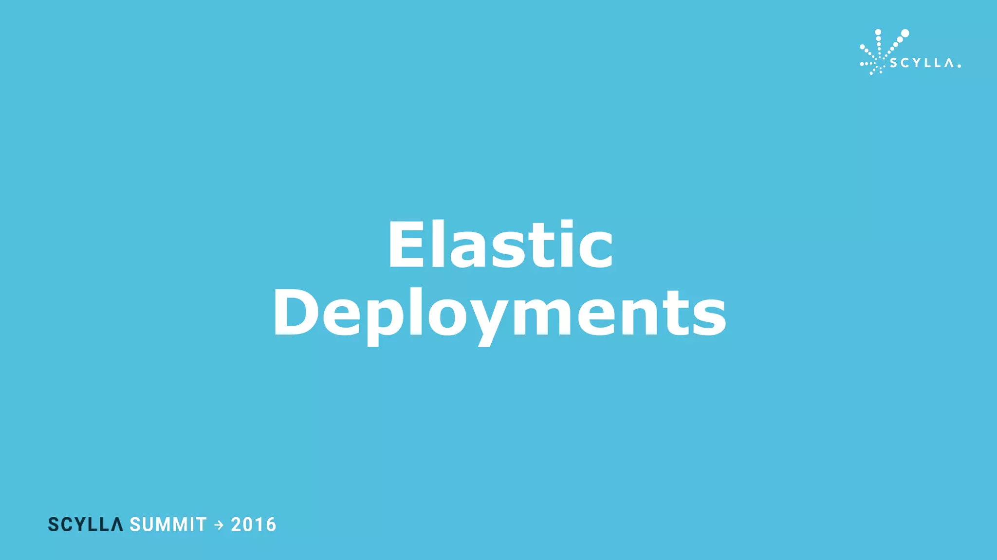 Elastic
Deployments
 