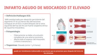 sindrome coronario agudo: sindrome coronario agudo st elevado y st no ...