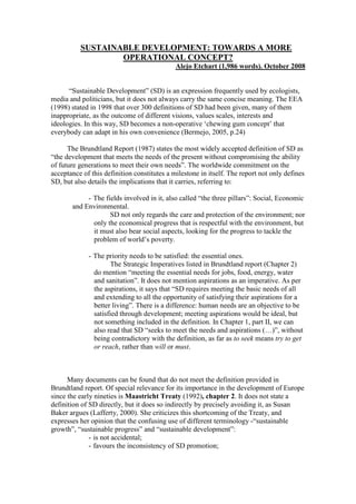 Sustainable Development concept | PDF
