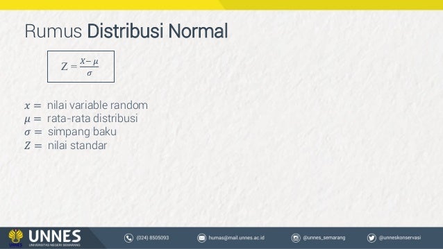 Statistika Deskriptif Distribusi Normal