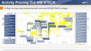 8
Activity Proving Out NW STACK
13 Rigs running, many producing wells now near SD NW STACK acreage
 