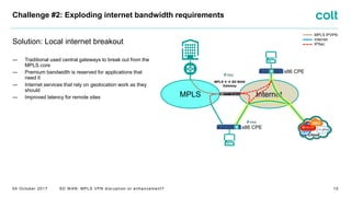 Bandwidth Challenge SD WAN MPLS service disruption or enhancement | PDF