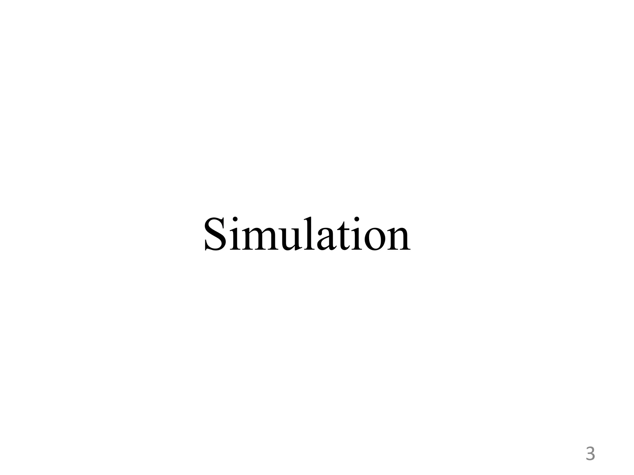 3 Simulation 