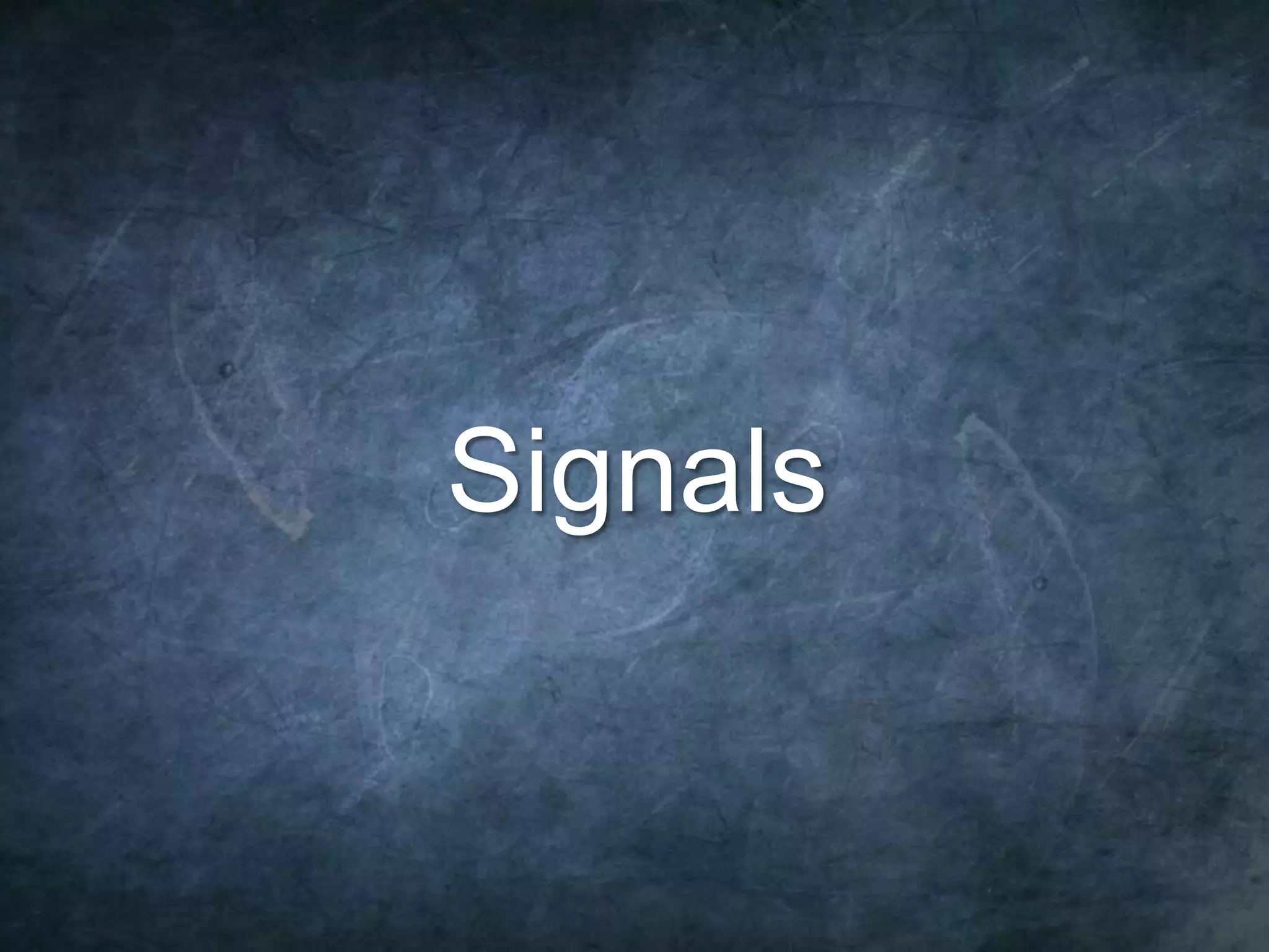 30 Signals 
