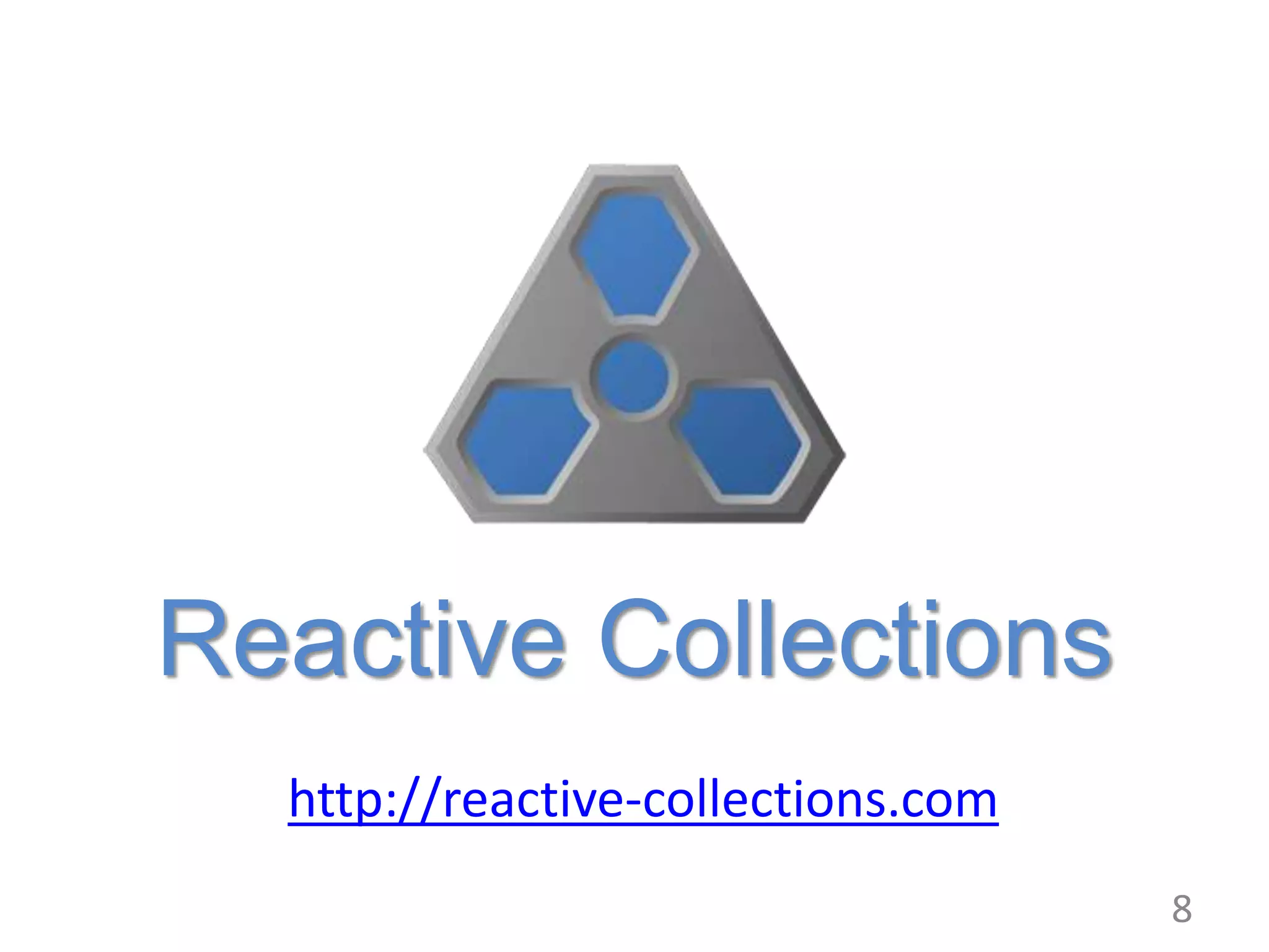 Reactive Collections http://reactive-collections.com 8 
