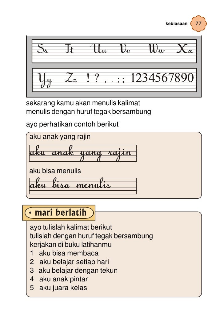 Belajar Menulis Huruf Dengan Huruf Titik Titik Portal