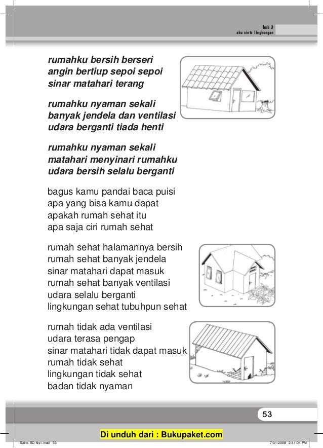 Puisi Lingkungan Rumah Bersih