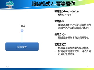 大规模SOA系统中的分布事务处理 (DTP By Alipay Cheng Li)