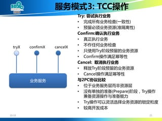 大规模SOA系统中的分布事务处理 (DTP By Alipay Cheng Li)