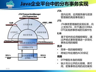 大规模SOA系统中的分布事务处理 (DTP By Alipay Cheng Li)