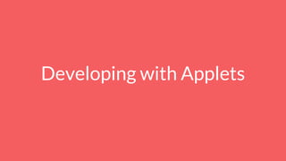 Applets in Java | PPTX