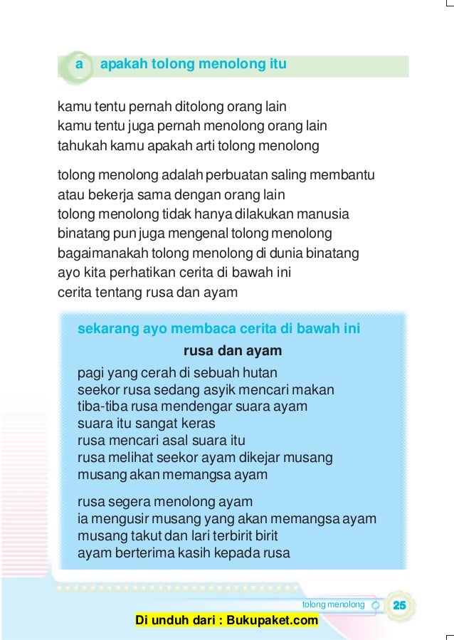 Contoh Fabel Tentang Tolong Menolong - Ikitoh