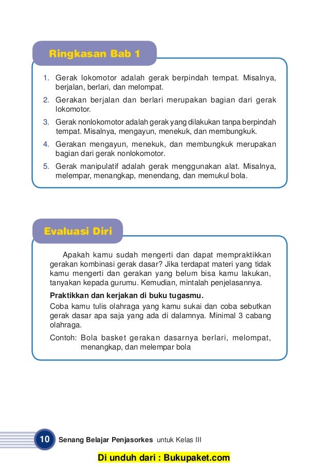 Sebutkan Tiga Contoh Gerak Lokomotor Berbagai Contoh Materi