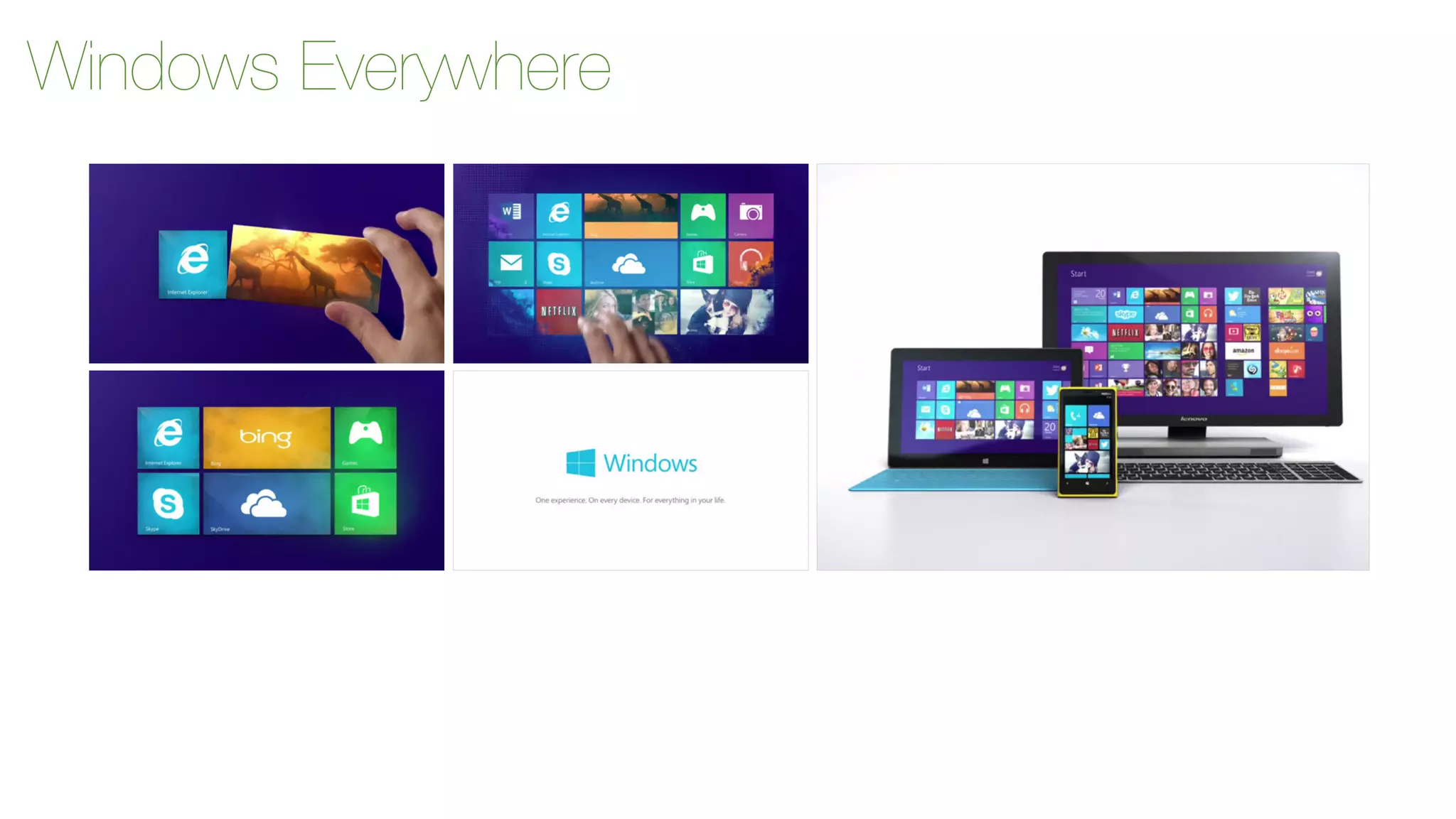 Windows Everywhere 
Watch now > 
 