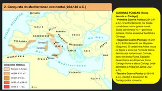 A EXPANSIÓN DE ROMA:
2ª Guerra púnica (218-201 a.C)
Aníbal Escipión “O
Africano”
 