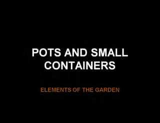SDA Elements of the Garden