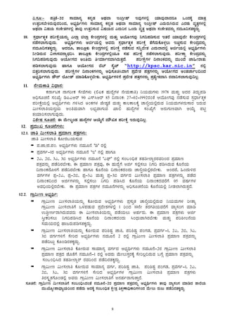 8
«.¸ÀÆ:- ¥ÀwæPÉ-2gÀ ¸ÁªÀiÁ£Àå PÀ£ÀßqÀ CxÀªÁ EAVèÃµï EªÀÅUÀ¼À°è AiÀiÁªÀÅzÁzÀgÀÆ MAzÀPÉÌ ªÀiÁvÀæ
GvÀÛj¸À¨ÉÃQgÀÄªÀÅzÀjAzÀ, C¨sÀåyðUÀ¼ÀÄ ¸ÁªÀiÁ£Àå PÀ£ÀßqÀ CxÀªÁ ¸ÁªÀiÁ£Àå EAVèÃµï JzÀÄgÀÄVgÀÄªÀ JgÀqÀÄ ªÀÈvÀÛUÀ¼À°è
CxÀªÁ «µÀAiÀÄ ¸ÀAPÉÃvÀUÀ¼À°è vÁªÀÅ GvÀÛj¸ÀÄªÀ «µÀAiÀÄzÀ JzÀÄj£À MAzÀÄ ªÀÈvÀÛ CxÀªÁ ¸ÀAPÉÃvÀªÀ£ÀÄß £ÀªÀÄÆ¢¸ÀvÀPÀÌzÀÄÝ.
10. ¸ÀàzsÁðvÀäPÀ ¥ÀjÃPÉëAiÀÄ£ÀÄß J¯Áè f¯Áè PÉÃAzÀæUÀ¼À°è ªÀÄvÀÄÛ DAiÉÆÃUÀªÀÅ ¤UÀ¢¥Àr¸ÀÄªÀ EvÀgÉ AiÀiÁªÀÅzÉÃ PÉÃAzÀæUÀ¼À°è
£ÀqÉ¸À¯ÁUÀÄªÀÅzÀÄ. C¨sÀåyðUÀ¼ÀÄ CfðAiÀÄ°è CªÀgÀÄ ¸ÀàzsÁðvÀäPÀ ¥ÀjÃPÉë vÉUÉzÀÄPÉÆ¼Àî®Ä EaÑ¸ÀÄªÀ PÉÃAzÀæªÀ£ÀÄß
£ÀªÀÄÆ¢¸ÀvÀPÀÌzÀÄÝ. DzÀgÀÆ, vÁ®ÆèPÀÄ PÉÃAzÀæUÀ¼À°è ¥ÀjÃPÉë £ÀqÉ¸ÀÄªÀ ¸À¤ßªÉÃ±À JzÀÄgÁzÀ°è CfðAiÀÄ°è C¨sÀåyðUÀ¼ÀÄ
¤ÃrgÀÄªÀ «¼Á¸ÀªÀ£ÁßzsÀj¹ vÁ®ÆèPÀÄ PÉÃAzÀæUÀ¼À°èAiÀÄÆ ¸ÀºÀ ¥ÀjÃPÉë £ÀqÉ¸À¯ÁUÀÄªÀÅzÀÄ. ¥ÀjÃPÁë PÉÃAzÀæªÀ£ÀÄß
¤UÀ¢¥Àr¸ÀÄªÀÅzÀÄ DAiÉÆÃUÀzÀ CAwªÀÄ wÃªÀiÁð£ÀªÁVgÀÄvÀÛzÉ. ¥ÀjÃPÉëUÀ¼À ¢£ÁAPÀªÀ£ÀÄß ªÀÄÄAzÉ eÁ»ÃgÁvÀÄ
¥Àr¸À¯ÁUÀÄªÀÅzÀÄ ºÁUÀÆ DAiÉÆÃUÀzÀ ªÉ¨ï ¸ÉÊmï “http://kpsc.kar.nic.in” £À°è
©vÀÛj¸À¯ÁUÀÄªÀÅzÀÄ. ¥ÀjÃPÉëUÀ¼À ¢£ÁAPÀUÀ¼À£ÀÄß C¢ü¸ÀÆa¹zÁUÀ ¥ÀæªÉÃ±À ¥ÀvÀæUÀ¼À£ÀÄß DAiÉÆÃUÀzÀ CAvÀeÁð®¢AzÀ
C¨sÀåyðUÀ¼ÀÄ qË£ï ¯ÉÆÃqï ªÀiÁrPÉÆ¼Àî¨ÉÃPÀÄ. C¨sÀåyðUÀ½UÉ ¥ÀæªÉÃ±À ¥ÀvÀæUÀ¼À£ÀÄß ¥ÀævÉåÃPÀªÁV gÀªÁ¤¸À¯ÁUÀÄªÀÅ¢®è.
11. £ÉÃªÀÄPÁw «zsÁ£À:
PÀ£ÁðlPÀ £ÁUÀjÃPÀ ¸ÉÃªÉUÀ¼ÀÄ (°¦PÀ ºÀÄzÉÝUÀ¼À £ÉÃªÀÄPÁw) ¤AiÀÄªÀÄUÀ¼ÀÄ 1978 ªÀÄvÀÄÛ CzÀgÀ wzÀÄÝ¥Àr
C¢ü¸ÀÆZÀ£É ¸ÀASÉå: r¦JDgï 90 J¸ï¹Dgï 85 ¢£ÁAPÀ: 27-02-1992gÀAvÉ DAiÉÆÃUÀªÀÅ £ÀqÉ¸ÀÄªÀ ¸ÀàzsÁðvÀäPÀ
¥ÀjÃPÉëAiÀÄ°è C¨sÀåyðUÀ¼ÀÄ UÀ½¹zÀ CAPÀUÀ¼À eÉÃµÀ×vÉ ªÀÄvÀÄÛ PÁ®PÁ®PÉÌ ZÁ°ÛAiÀÄ°ègÀÄªÀ ¤AiÀÄªÀÄUÀ¼À£ÀÄ¸ÁgÀ EgÀÄªÀ
«ÄÃ¸À¯ÁwAiÀÄ£ÀéAiÀÄ CAwªÀÄªÁV ®¨sÀåªÁUÀÄªÀ SÁ° ºÀÄzÉÝUÀ¼À ¸ÀASÉåUÉ C£ÀÄUÀÄtªÁV DAiÉÄÌ ¥ÀnÖ
vÀAiÀiÁj¸À¯ÁUÀÄªÀÅzÀÄ.
«±ÉÃµÀ ¸ÀÆZÀ£É: F ªÉÄÃ®ÌAqÀ ºÀÄzÉÝUÀ¼À DAiÉÄÌUÉ ªÀiËTPÀ ¥ÀjÃPÉë EgÀÄªÀÅ¢®è.
12. ¥ÀæªÀÄÄR ¸ÀÆZÀ£ÉUÀ¼ÀÄ:
12.1. eÁw «ÄÃ¸À¯Áw ¥ÀæªÀiÁt ¥ÀvÀæUÀ¼ÀÄ:
eÁw «ÄÃ¸À¯Áw PÉÆÃgÀ§AiÀÄ¸ÀÄªÀ
¥À.eÁ/¥À.¥ÀA. C¨sÀåyðUÀ¼ÀÄ £ÀªÀÄÆ£É ‘r’ gÀ°è
¥ÀæªÀUÀð-1gÀ C¨sÀåyðUÀ¼ÀÄ £ÀªÀÄÆ£É ‘E’ £À°è ºÁUÀÆ
2J, 2©, 3J, 3© C¨sÀåyðUÀ¼ÀÄ £ÀªÀÄÆ£É ‘J¥sï’ £À°è ¸ÀA§A¢üvÀ vÀºÀ²Ã¯ÁÝgÀgÀªÀjAzÀ ¥ÀæªÀiÁt
¥ÀvÀæªÀ£ÀÄß ¥ÀqÉ¢gÀ¨ÉÃPÀÄ. F ¥ÀæªÀiÁt ¥ÀvÀæªÀÅ, F ºÀÄzÉÝUÉ Cfð ¸À°è¸À®Ä ¤UÀ¢ ¥Àr¹gÀÄªÀ PÉÆ£ÉAiÀÄ
¢£ÁAPÀzÉÆ¼ÀUÉ ¥ÀqÉ¢gÀ¨ÉÃPÀÄ ºÁUÀÆ PÉÆ£ÉAiÀÄ ¢£ÁAPÀzÀAzÀÄ ZÁ°ÛAiÀÄ°ègÀ¨ÉÃPÀÄ. CAzÀgÉ, »AzÀÄ½zÀ
ªÀUÀðUÀ¼À ¥Àæ-2J, ¥Àæ-2©, ¥Àæ-3J ªÀÄvÀÄÛ ¥Àæ-3© ªÀUÀðzÀ «ÄÃ¸À¯Áw ¥ÀæªÀiÁt ¥ÀvÀæUÀ¼À£ÀÄß ¥ÀqÉzÀ
¢£ÁAPÀ¢AzÀ CfðUÀ¼À£ÀÄß ¸À°è¸À®Ä ¤UÀ¢ ¥Àr¹zÀ PÉÆ£ÉAiÀÄ ¢£ÁAPÀzÀªÀgÉUÉ 05 ªÀµÀðUÀ¼À
CªÀ¢üAiÀÄ°ègÀ¨ÉÃPÀÄ. F ¥ÀæªÀiÁt ¥ÀvÀæUÀ¼À £ÀªÀÄÆ£ÉUÀ¼À£ÀÄß C¢ü¸ÀÆZÀ£ÉAiÀÄ PÉÆ£ÉAiÀÄ°è ¤ÃqÀ¯ÁVgÀÄvÀÛzÉ.
12.2. UÁæ«ÄÃt C¨sÀåyð:
UÁæ«ÄÃt «ÄÃ¸À¯ÁwAiÀÄ£ÀÄß PÉÆÃgÀÄªÀ C¨sÀåyðUÀ¼ÀÄ ¥Àæ¸ÀÄÛvÀ ZÁ°ÛAiÀÄ°ègÀÄªÀ ¤AiÀÄªÀÄUÀ¼À jÃvÁå
UÁæ«ÄÃt «ÄÃ¸À¯ÁwUÉ M¼À¥ÀqÀÄªÀ ¥ÀæzÉÃ±ÀUÀ¼À°è 1 jAzÀ 10£ÉÃ vÀgÀUÀwAiÀÄªÀgÉUÉ ªÁå¸ÀAUÀ ªÀiÁr
GwÛÃtðgÁVgÀÄªÀªÀgÀÄ F «ÄÃ¸À¯ÁwAiÀÄ£ÀÄß ¥ÀqÉAiÀÄ®Ä CºÀðgÀÄ. F ¥ÀæªÀiÁt ¥ÀvÀæUÀ¼ÀÄ Cfð
¹éÃPÀj¸À®Ä ¤UÀ¢¥Àr¹zÀ PÉÆ£ÉAiÀÄ ¢£ÁAPÀzÀAzÀÄ ¹AzsÀÄªÁVgÀ¨ÉÃPÀÄ ªÀÄvÀÄÛ ¥Àj²Ã®£ÉAiÀÄ
¸ÀªÀÄAiÀÄzÀ°è ºÁdgÀÄ¥Àr¸ÀvÀPÀÌzÀÄÝ.
UÁæ«ÄÃt «ÄÃ¸À¯ÁwAiÀÄ£ÀÄß PÉÆÃgÀÄªÀ ¥Àj²µÀÖ eÁw, ¥Àj²µÀÖ ¥ÀAUÀqÀ, ¥ÀæªÀUÀð-1, 2J, 2©, 3J,
3© ªÀUÀðUÀ½UÉ ¸ÉÃjzÀ C¨sÀåyðUÀ¼ÀÄ £ÀªÀÄÆ£É 2 gÀ°è UÁæ«ÄÃt «ÄÃ¸À¯Áw ¥ÀæªÀiÁt ¥ÀvÀæªÀ£ÀÄß
¥ÀqÉ¢lÄÖ PÉÆArgÀvÀPÀÌzÀÄÝ.
UÁæ«ÄÃt «ÄÃ¸À¯Áw PÉÆÃgÀÄªÀ ¸ÁªÀiÁ£Àå ªÀUÀðzÀ C¨sÀåyðUÀ¼ÀÄ £ÀªÀÄÆ£É-2gÀ UÁæ«ÄÃt «ÄÃ¸À¯Áw
¥ÀæªÀiÁt ¥ÀvÀæzÀ eÉÆvÉUÉ £ÀªÀÄÆ£É-1 gÀ°è CªÀgÀÄ ªÉÄÃ®Ä¸ÀÛgÀPÉÌ ¸ÉÃj®è¢gÀÄªÀ §UÉÎ ¥ÀæªÀiÁt ¥ÀvÀæªÀ£ÀÄß
¸ÀA§A¢ü¹zÀ vÀºÀ²Ã¯ÁÝgï gÀªÀjAzÀ ¥ÀqÉ¢gÀvÀPÀÌzÀÄÝ.
UÁæ«ÄÃt «ÄÃ¸À¯Áw PÉÆÃgÀÄªÀ ¸ÁªÀiÁ£Àå ªÀUÀð, ¥Àj²µÀÖ eÁw, ¥Àj²µÀÖ ¥ÀAUÀqÀ, ¥ÀæªÀUÀð-1, 2J,
2©, 3J, 3© ªÀUÀðUÀ½UÉ ¸ÉÃjzÀ C¨sÀåyðUÀ¼À UÁæ«ÄÃt «ÄÃ¸À¯Áw ¥ÀæªÀiÁt ¥ÀvÀæUÀ¼ÀÄ
wgÀ¸ÀÌøvÀUÉÆAqÀ°è CªÀgÀÄ UÁæ«ÄÃt «ÄÃ¸À¯ÁwUÉ C£ÀºÀðgÁUÀÄvÁÛgÉ.
¸ÀÆZÀ£É: UÁæ«ÄÃt «ÄÃ¸À¯ÁwUÉ ¸ÀA§A¢ü¹zÀAvÉ £ÀªÀÄÆ£É-2gÀ ¥ÀæªÀiÁt ¥ÀvÀæªÀ£ÀÄß C¨sÀåyðUÀ¼ÀÄ vÁªÀÅ ªÁå¸ÀAUÀ ªÀiÁrzÀ ±Á¯ÉAiÀÄ
ªÀÄÄSÉÆåÃ¥ÁzsÁåAiÀÄjAzÀ ¥ÀqÉzÀÄ CzÀPÉÌ ¸ÀA§A¢üvÀ PÉëÃvÀæ ²PÀëuÁ¢üPÁjUÀ½AzÀ ªÉÄÃ®Ä gÀÄdÄ ¥ÀqÉ¢gÀvÀPÀÌzÀÄÝ.
 