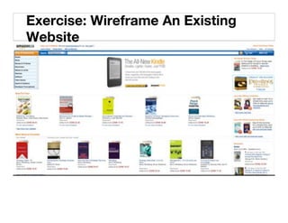 Exercise: Wireframe An Existing
Website!
 