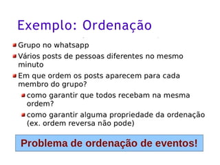 Exemplo: Ordenação
 