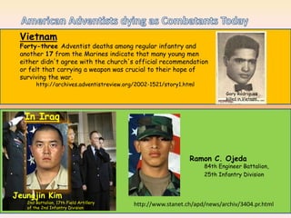 Adventism and War | PPTX
