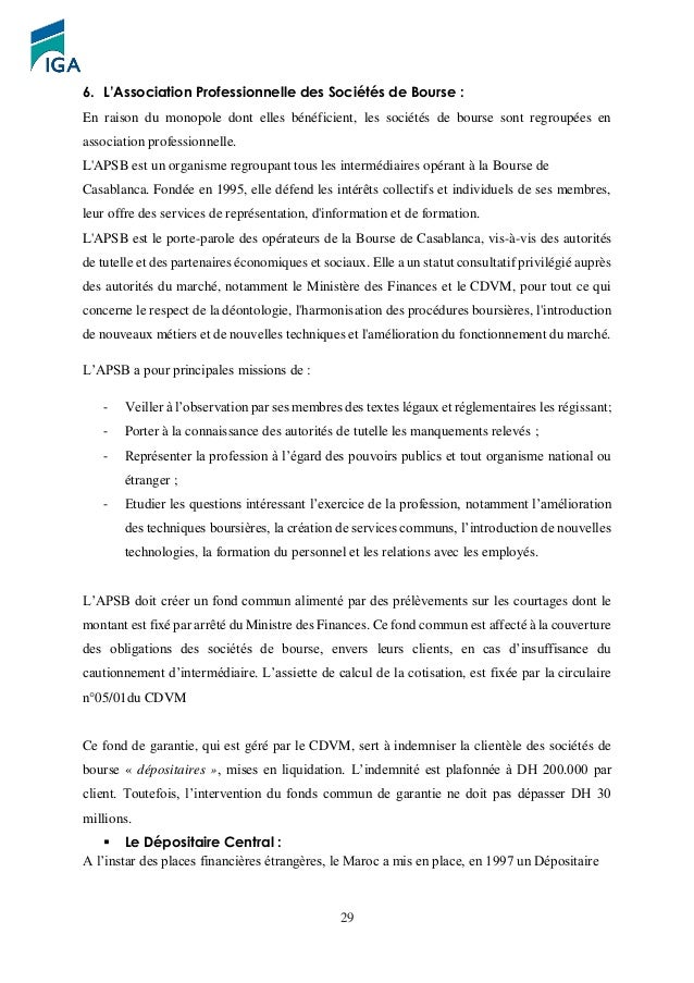 Les Societes De Bourse