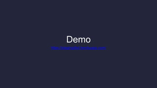 Demo
https://stagingdbd.herokuapp.com/
 