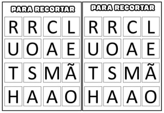 R
U
T
H
R
O
S
A
C
A
M
A
L
E
Ã
O
R
U
T
H
R
O
S
A
C
A
M
A
L
E
Ã
O
PARA RECORTAR PARA RECORTAR
 