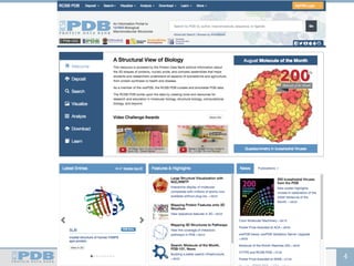 SD CADD meeting: Introduction to the PDB