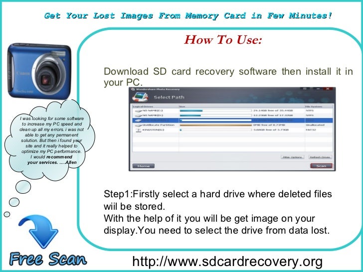 Is there any way to restore deleted files from SD Card?
