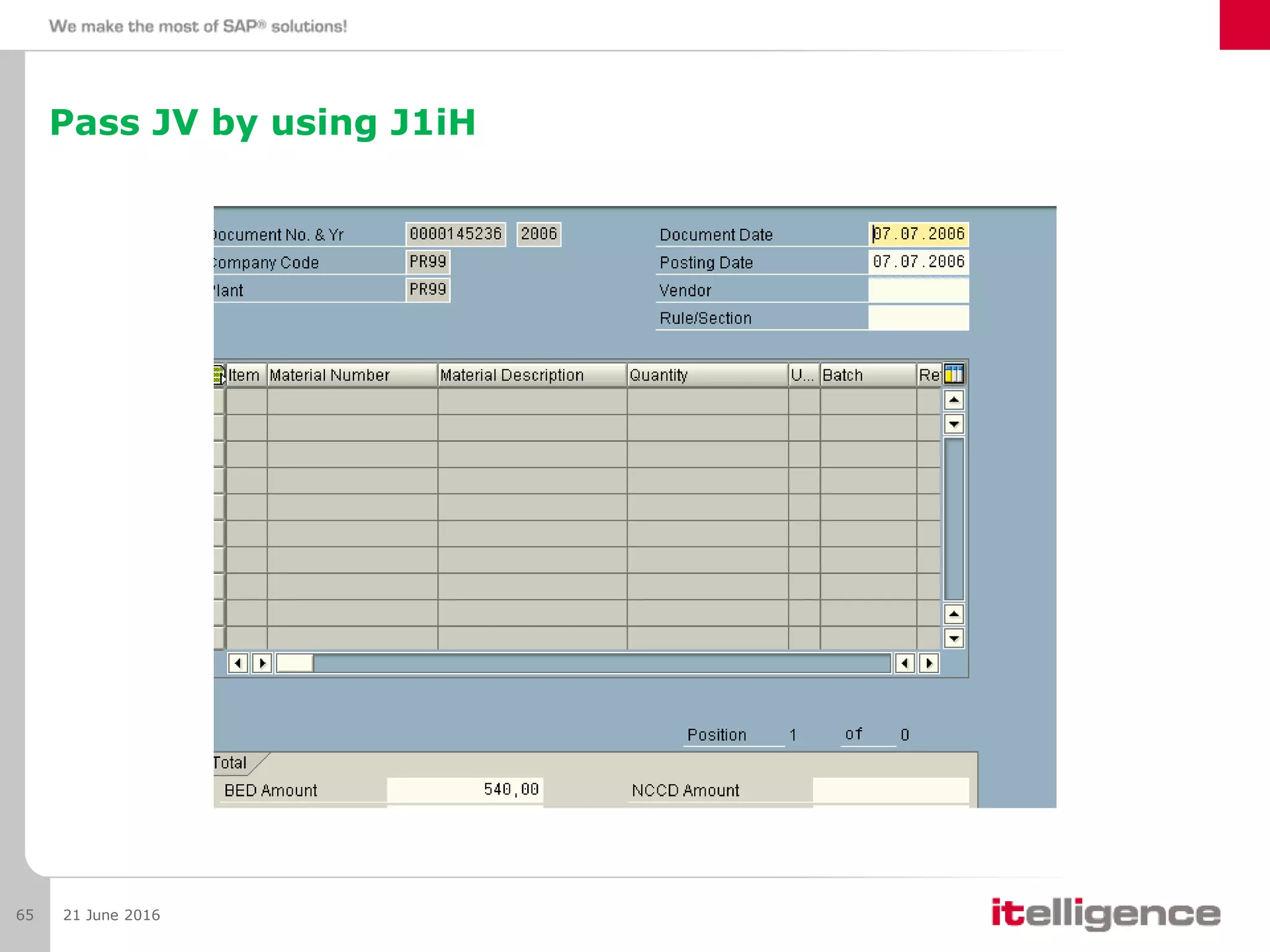 Pass JV by using J1iH
21 June 201665
 