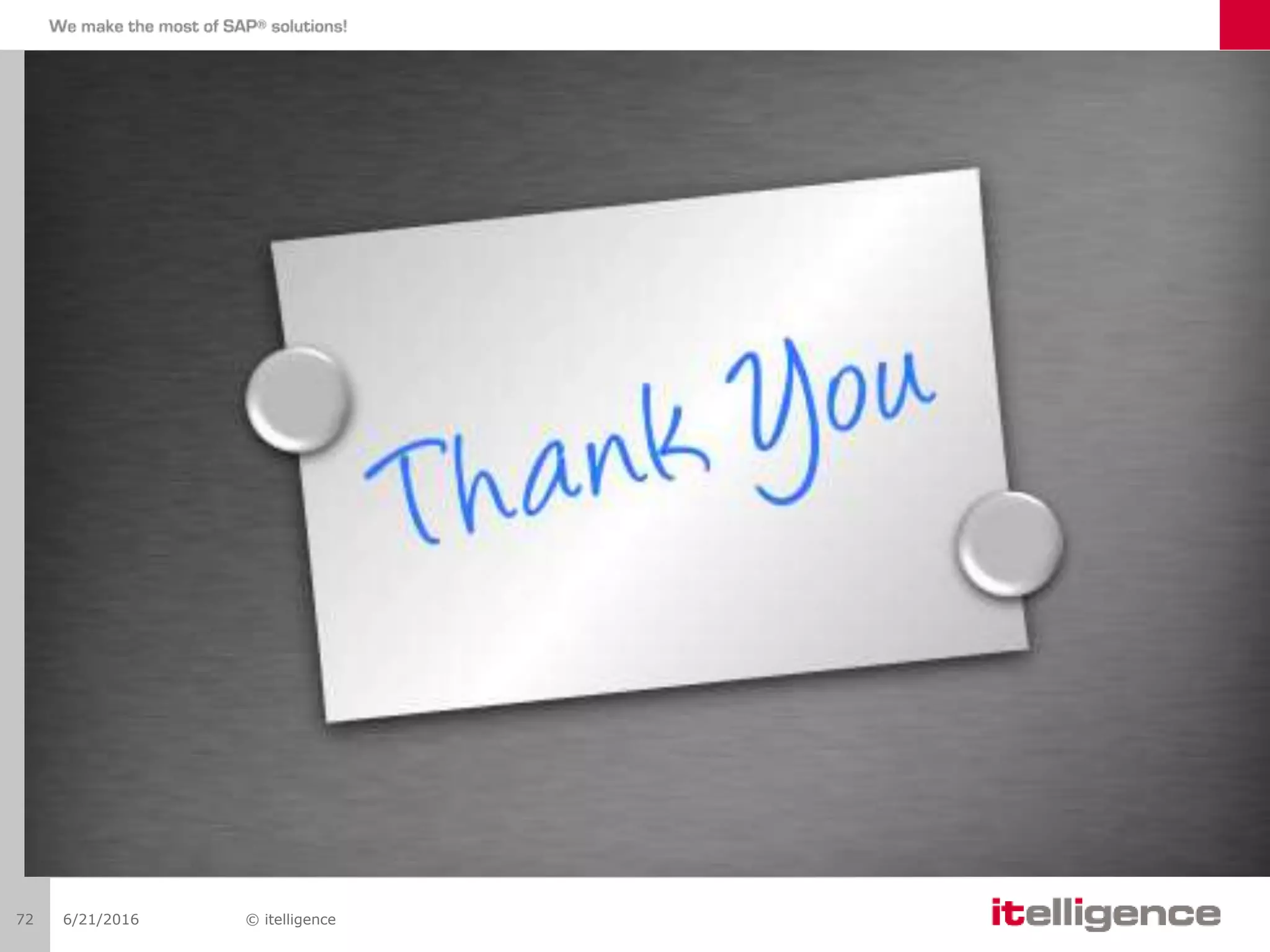 6/21/2016 © itelligence72
 