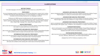 MATATAG Curriculum Training | 2024
 