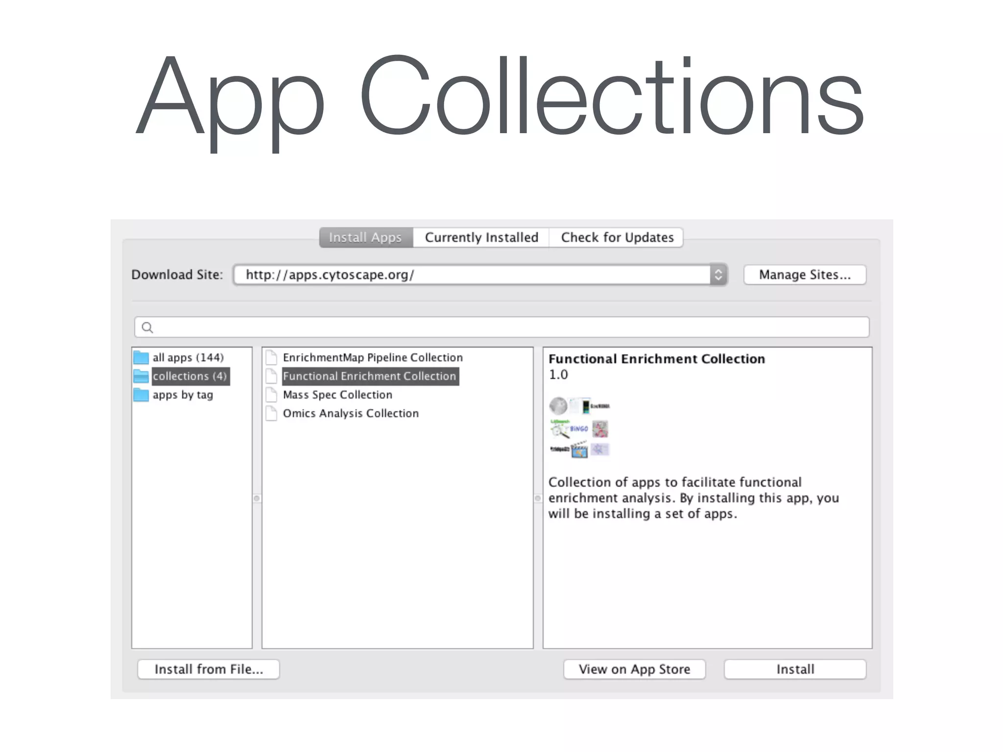 App Collections
 