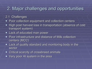 Experience of  Cooperatives in Dairy Development in Ethiopia the case of Selale Dairy cooperative union